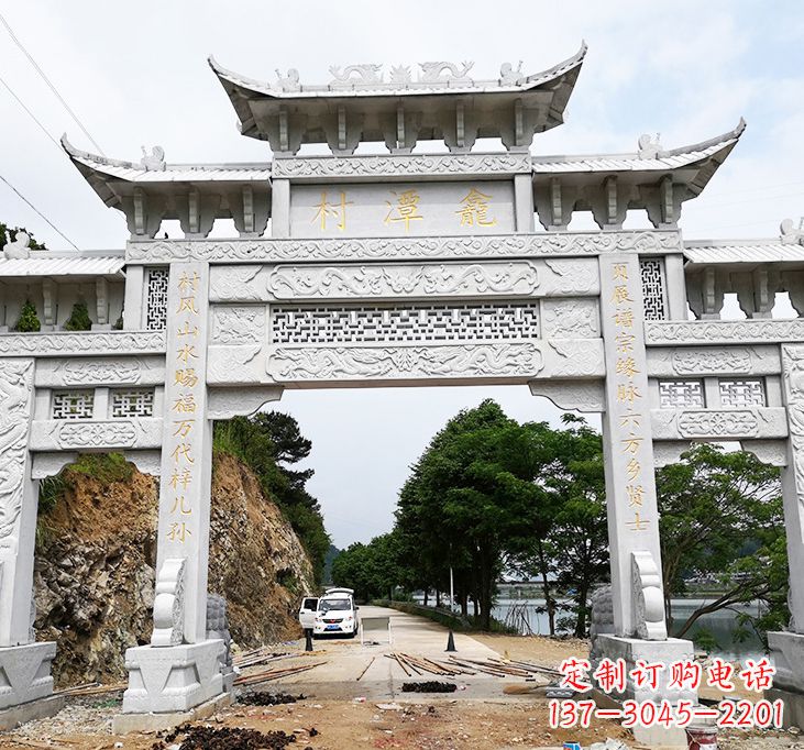 鹤壁东夏侯石牌坊雕塑专业的定制雕塑制作商