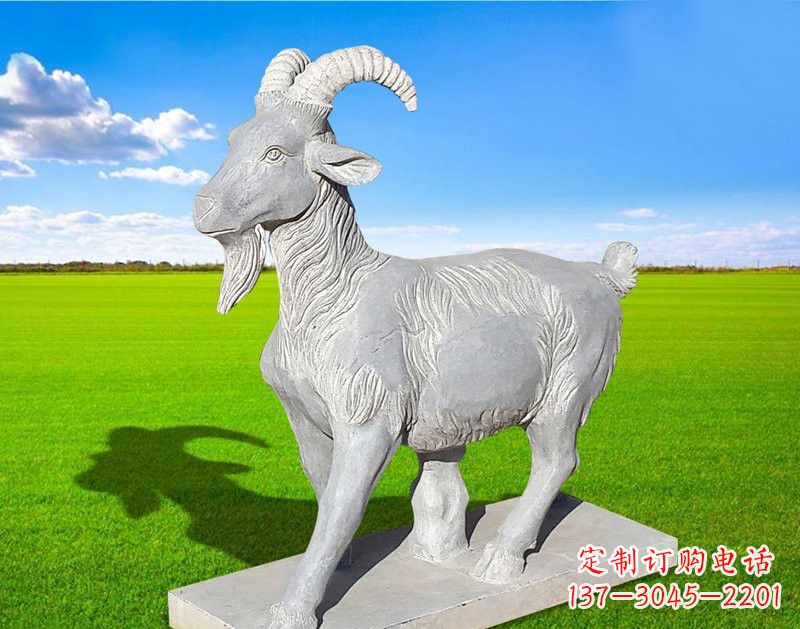 鹤壁中领雕塑以动物形态展现的艺术石雕