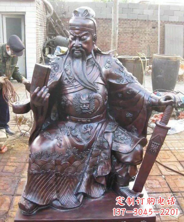 鹤壁关公铜雕——象征着一份久远精神的传承