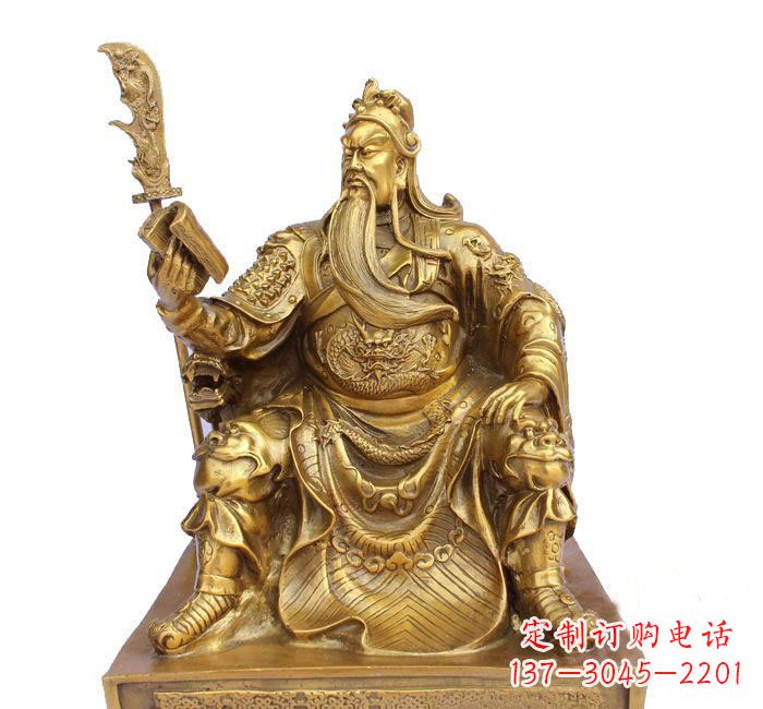 鹤壁精美关公铜雕