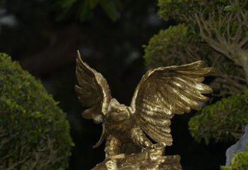 鹤壁精美大鹏展翅老鹰铜雕