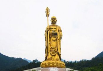 鹤壁高端定制大型地藏菩萨铜雕