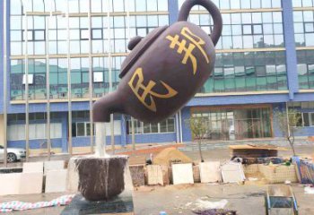 鹤壁精美大型天壶流水喷泉雕塑