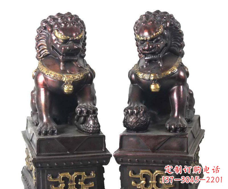 鹤壁传统工艺铜雕狮子雕塑