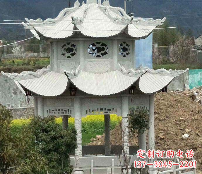 鹤壁古典凉亭石雕