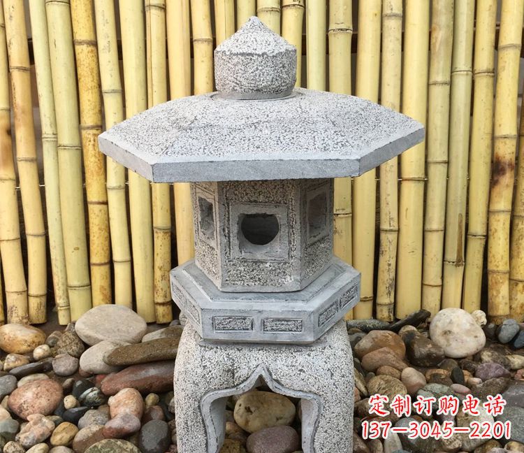 鹤壁精美仿古灯笼石雕