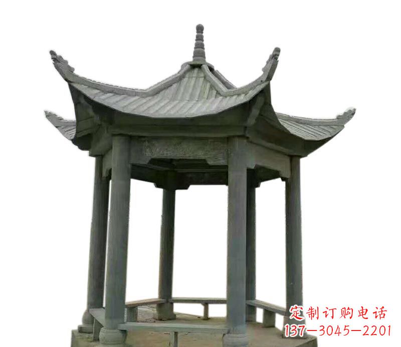 鹤壁仿古石雕凉亭