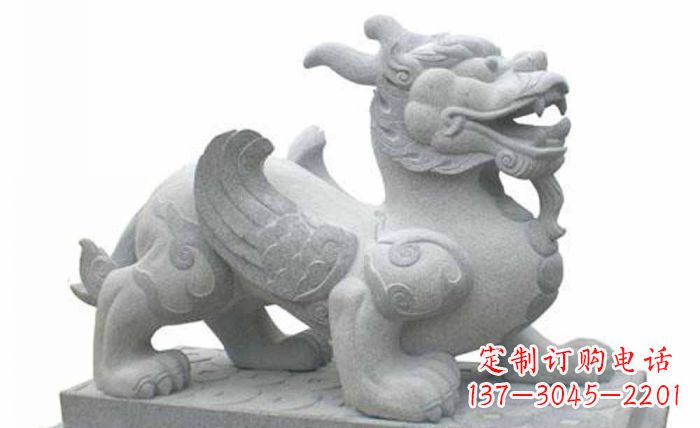 鹤壁仿古貔貅古代神兽石雕