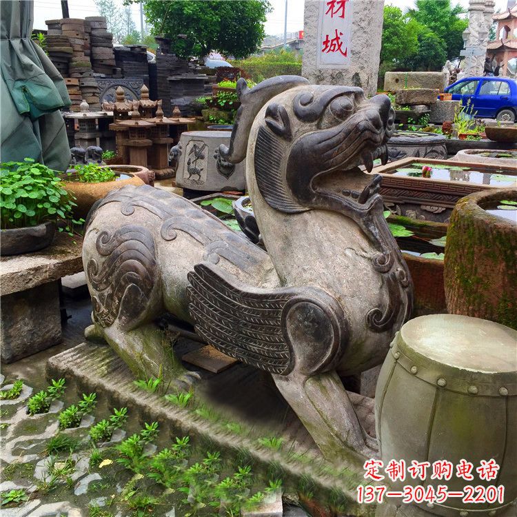 鹤壁仿古貔貅石雕