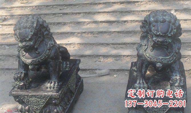 鹤壁仿古狮子铜雕