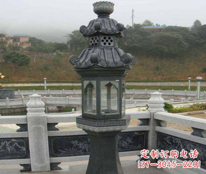 鹤壁仿古石灯雕塑,点亮景观空间