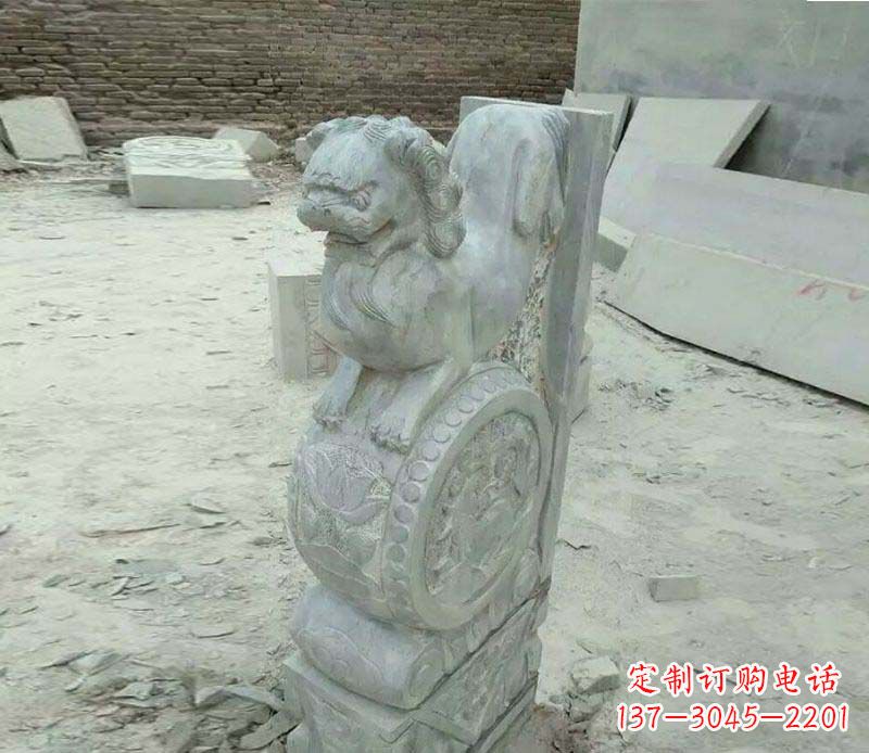 鹤壁精美石门墩雕塑,缔造绝色佳作