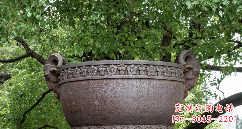 鹤壁中领雕塑仿古水缸铜雕