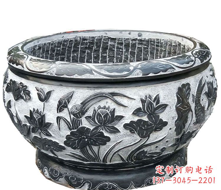 鹤壁传承古典,精致仿古庭院花盆雕塑