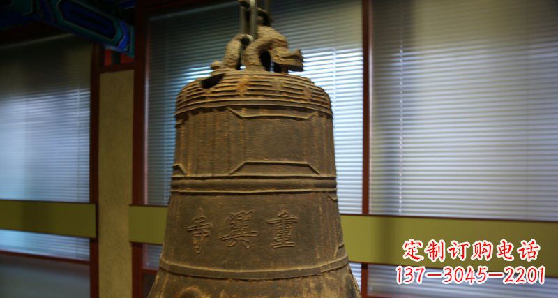 鹤壁仿古铜钟雕塑定制