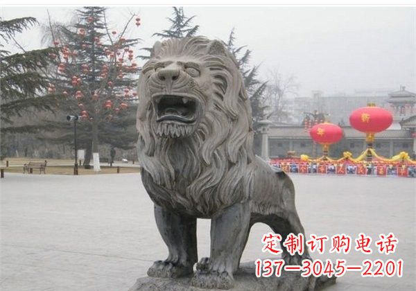 鹤壁仿古西洋狮子石雕