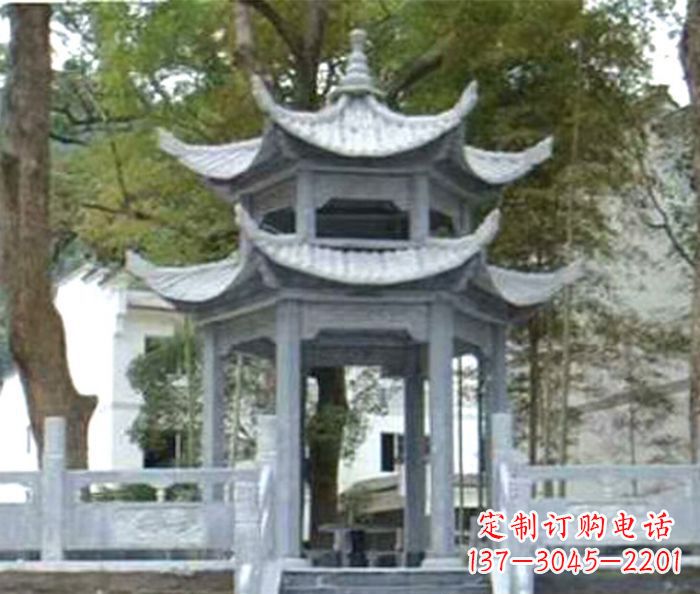 鹤壁中领雕塑凉亭石雕——传承古典精髓,融情于雕塑之中