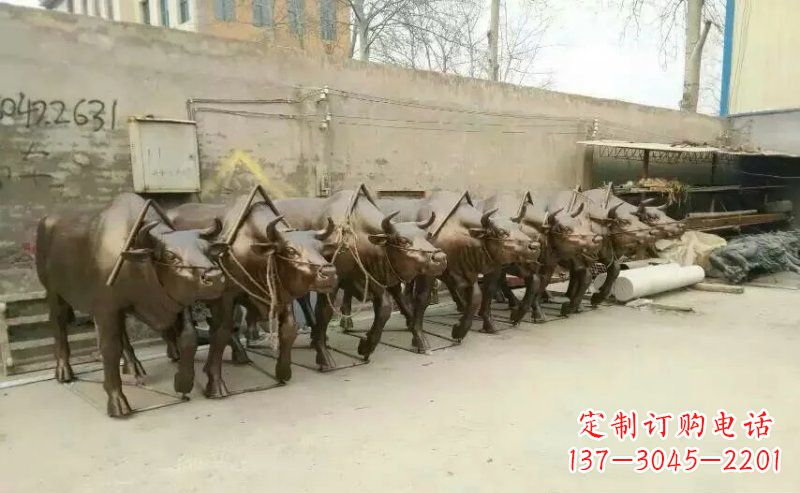 鹤壁仿铜玻璃钢动物雕塑