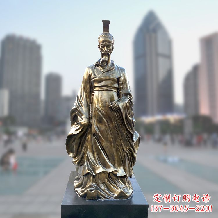鹤壁专业定制屈原雕像