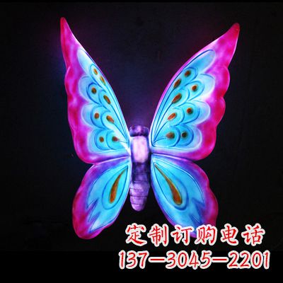 鹤壁完美粉色蝴蝶雕塑