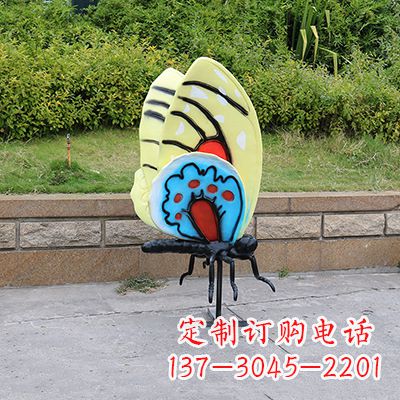 鹤壁大号黄色蝴蝶雕塑
