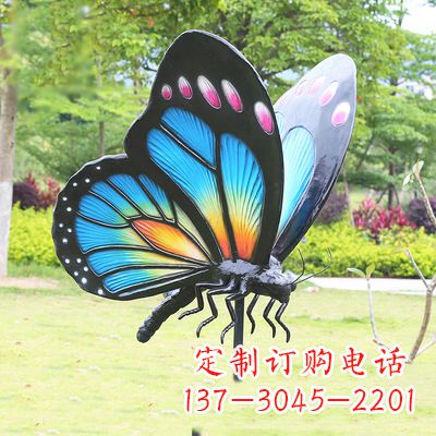 鹤壁仿真蝴蝶_蓝色款105x78x110