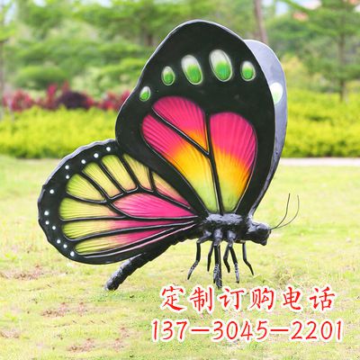 鹤壁仿真蝴蝶_品红色款405x78x110