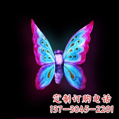 鹤壁仿真蝴蝶_小号粉色发光款37x48x20