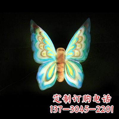 鹤壁仿真蝴蝶_小号蓝色发光款37x48x20