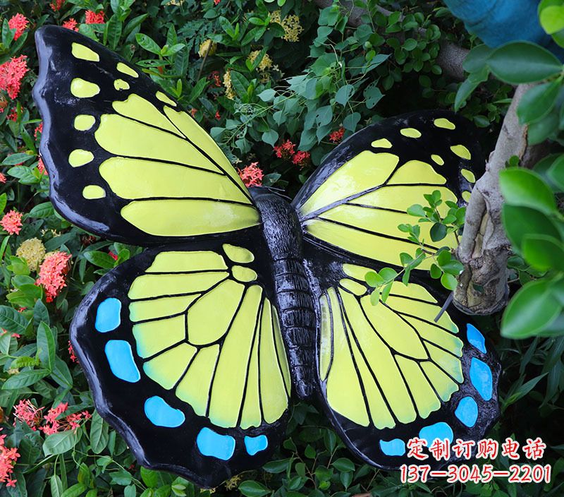 鹤壁玻璃钢蝴蝶雕塑