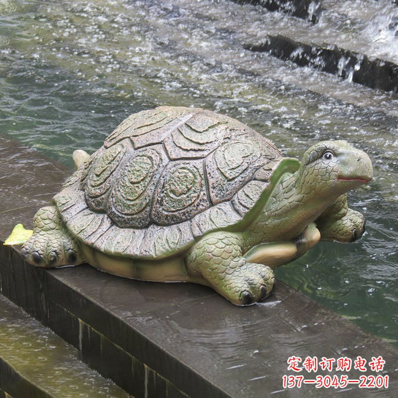 鹤壁艺术精美 含蓄细腻的乌龟雕塑摆件