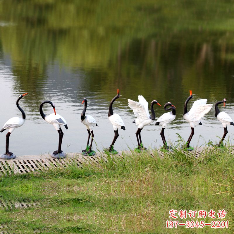 鹤壁玻璃钢动物水池雕塑