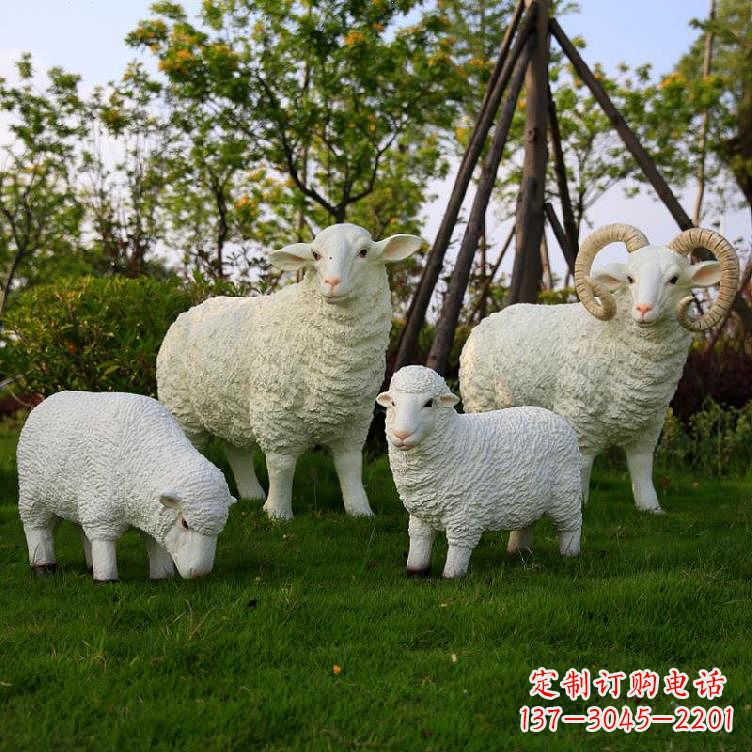 鹤壁精美玻璃钢动物雕塑
