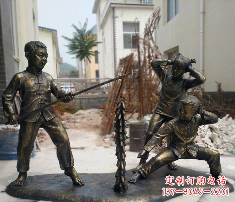 鹤壁精美儿童铜雕,为孩子们带来欢乐