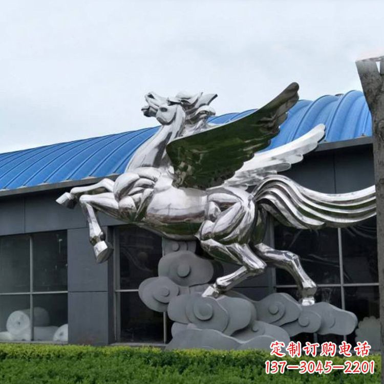 鹤壁镜面不锈钢动物雕塑