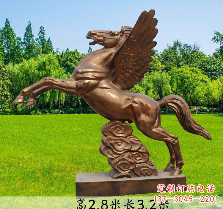 鹤壁精致细腻的马雕塑
