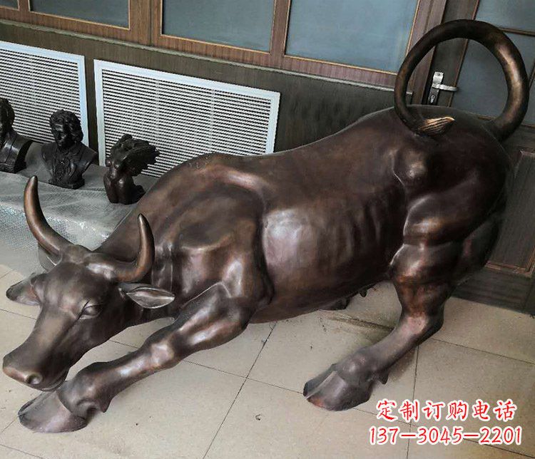 鹤壁风水办公牛铜雕塑