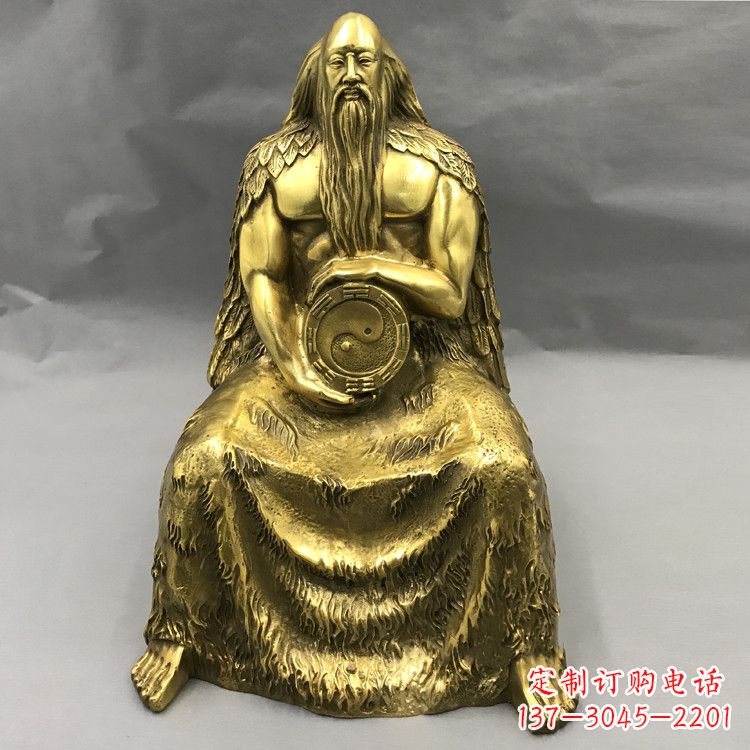 鹤壁伏羲·神话传说铜雕塑