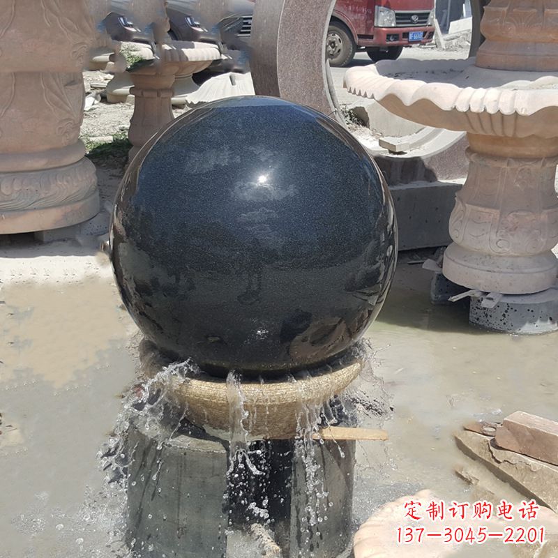 鹤壁福建风水石球雕塑