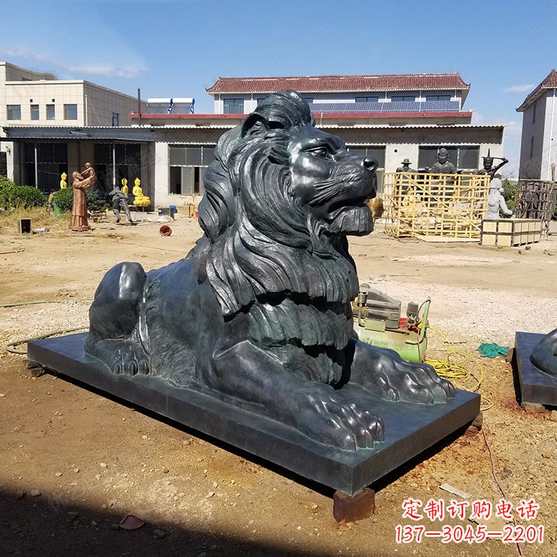 鹤壁铜塑动物雕塑