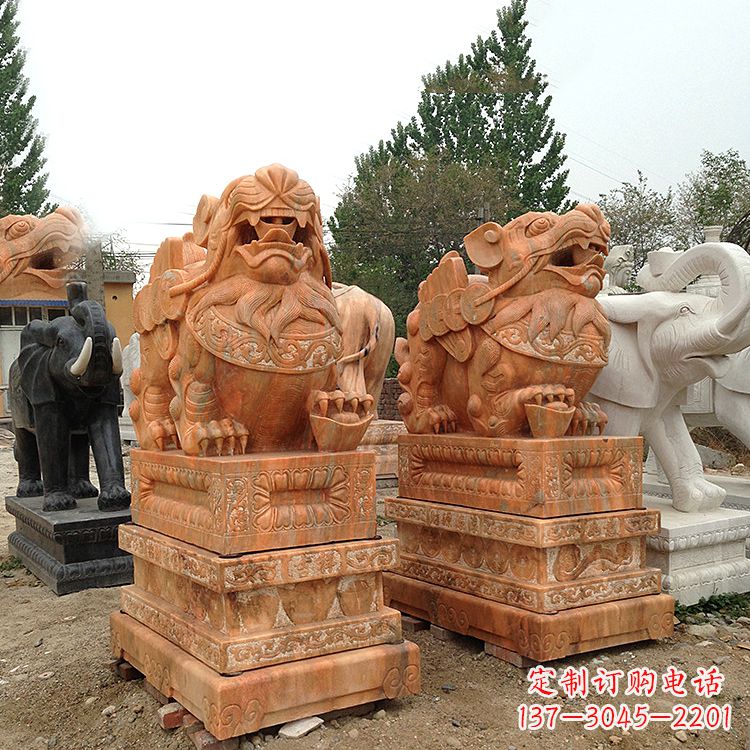 鹤壁豪华高饱和度貔貅雕塑