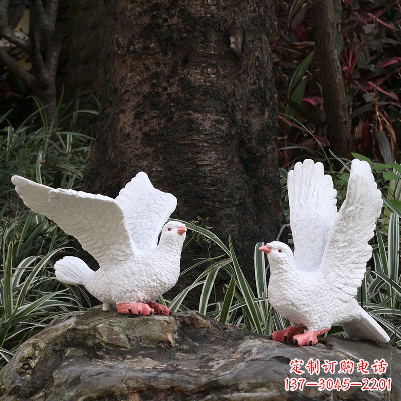 鹤壁精美的鸽子抽象雕塑