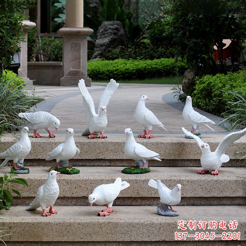 鹤壁鸽子抽象雕塑