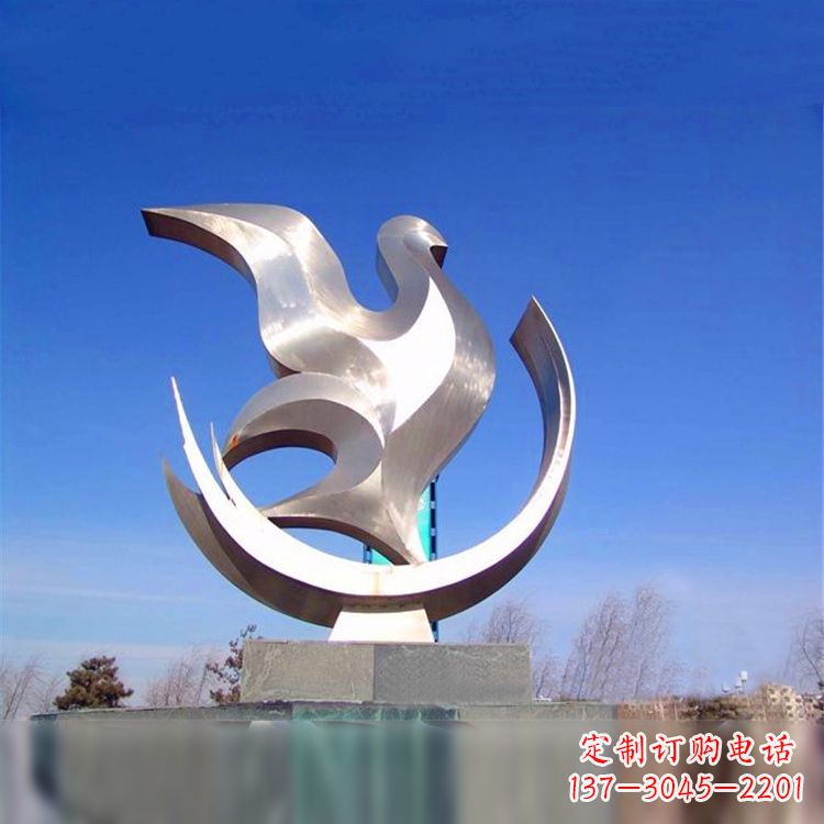 鹤壁鸽子的雕像