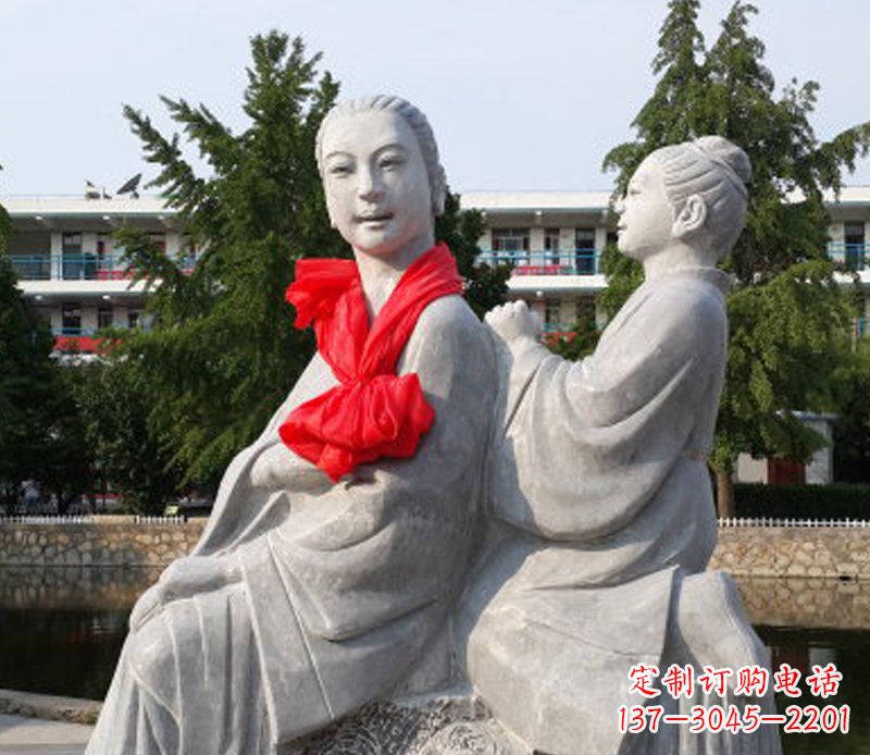 鹤壁爱与温柔——领雕”母亲”石雕景观装饰