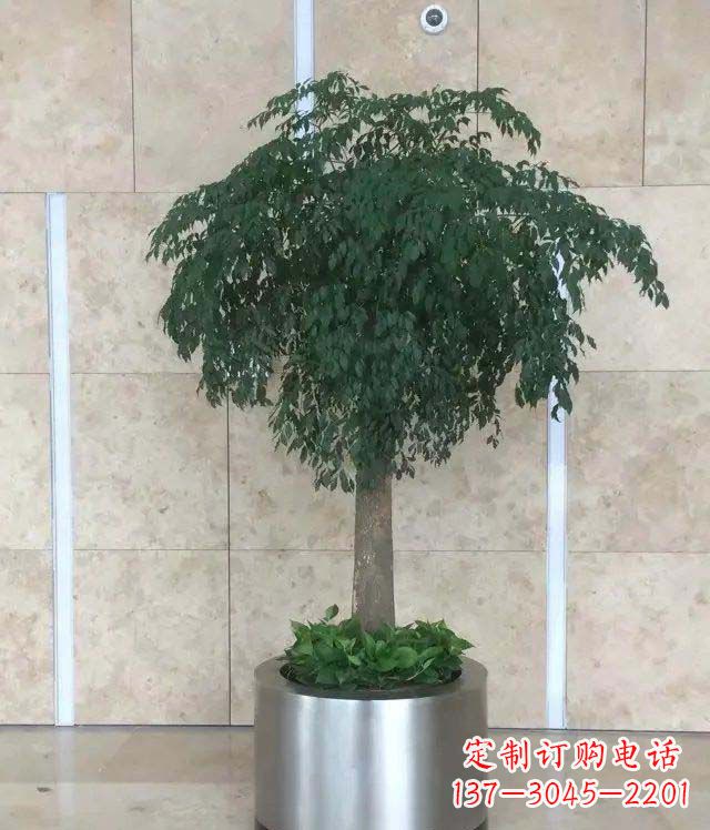 鹤壁特色铜质花盆装饰雕塑
