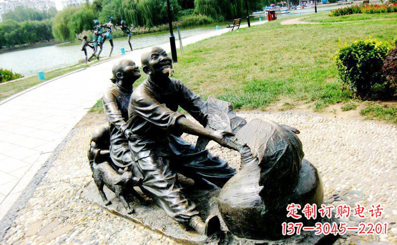 鹤壁新颖可爱的铜雕萝卜小品