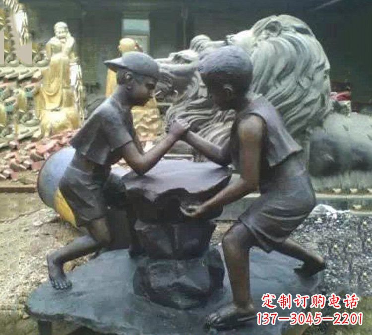 鹤壁非凡童趣,精致儿童铜雕