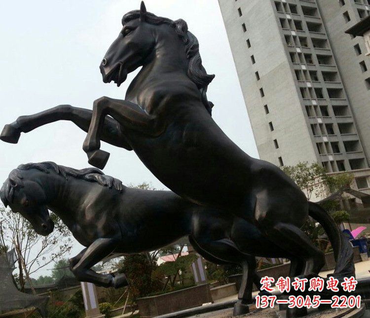 鹤壁高雅实木动物雕塑