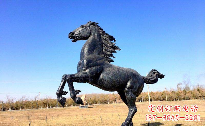 鹤壁精美铜雕奔马动物雕塑